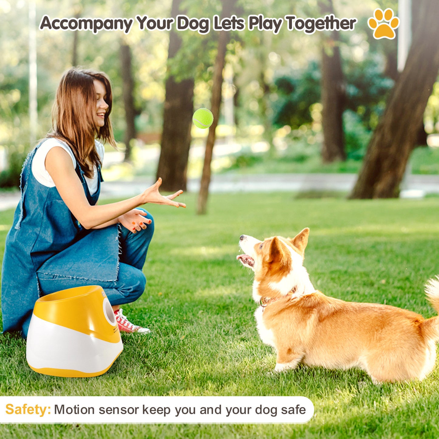 FetchMate Automatic Tennis Ball Launcher